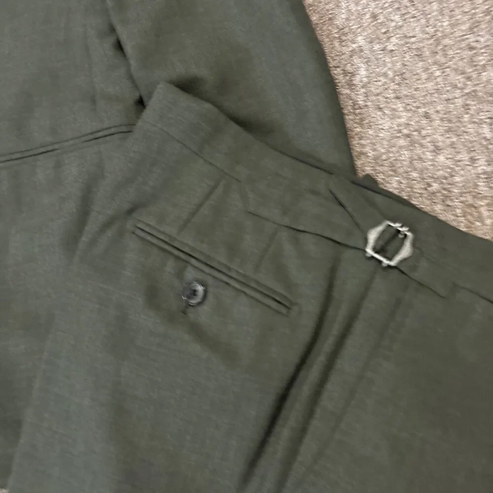 SUITSUPPLY Lazio Green Wool Blazer Sport Coat Jacket 32R Plus Pants 31x31 - Picture 10 of 16